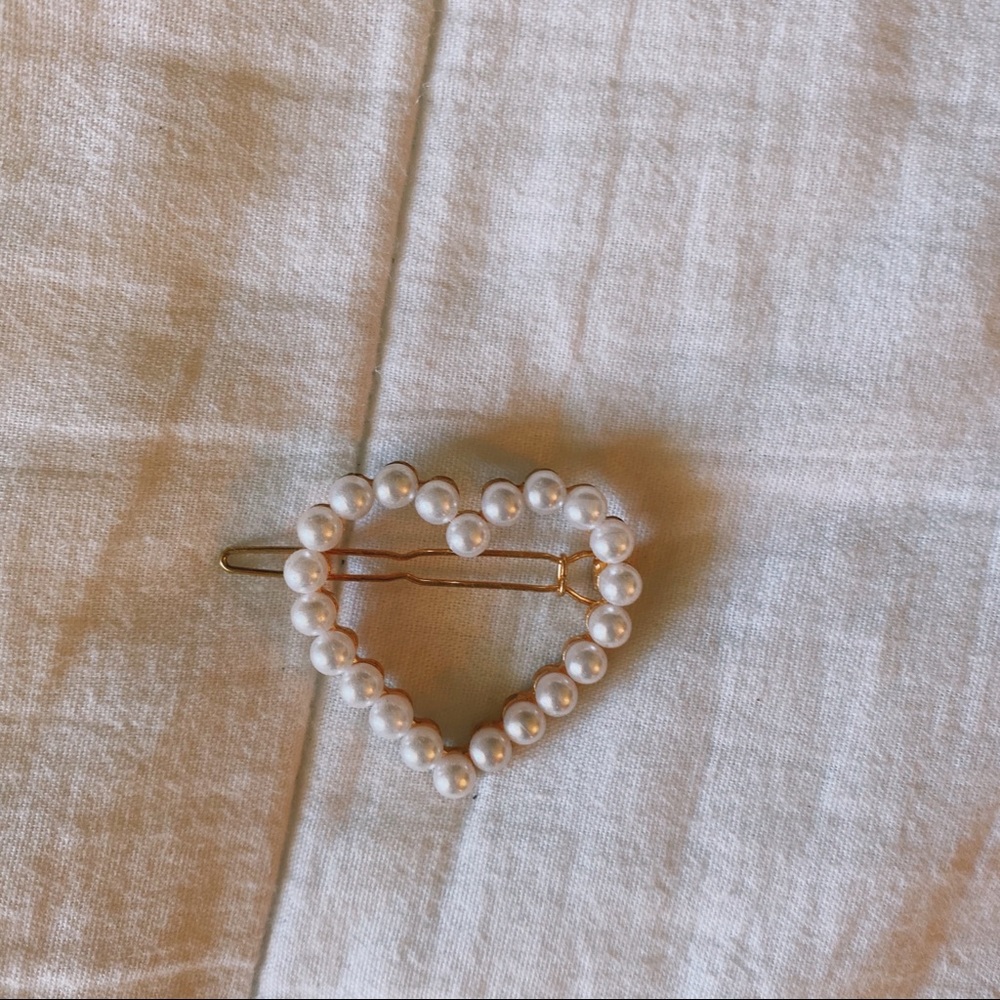 Heart hair pin